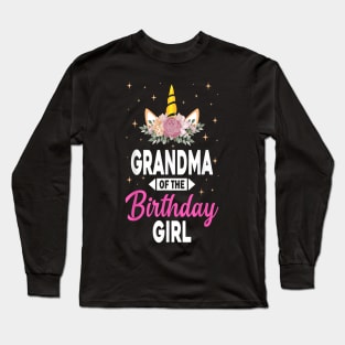 Grandma of birthday girl Long Sleeve T-Shirt